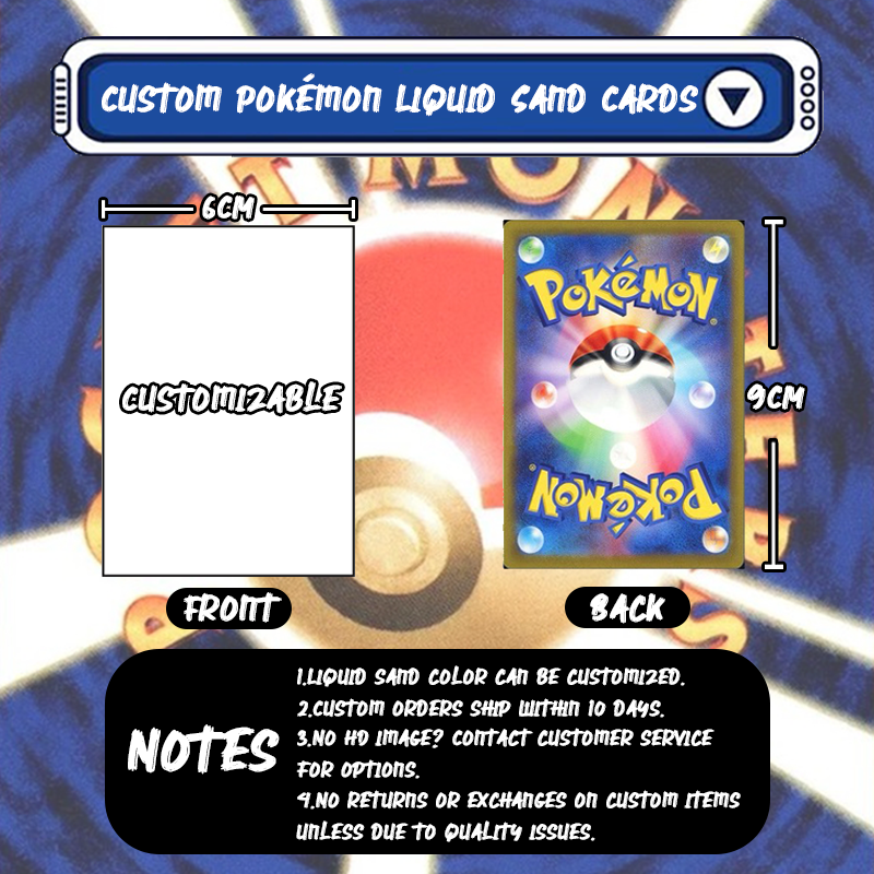 Charizard VSTAR Card Quicksand Keychain