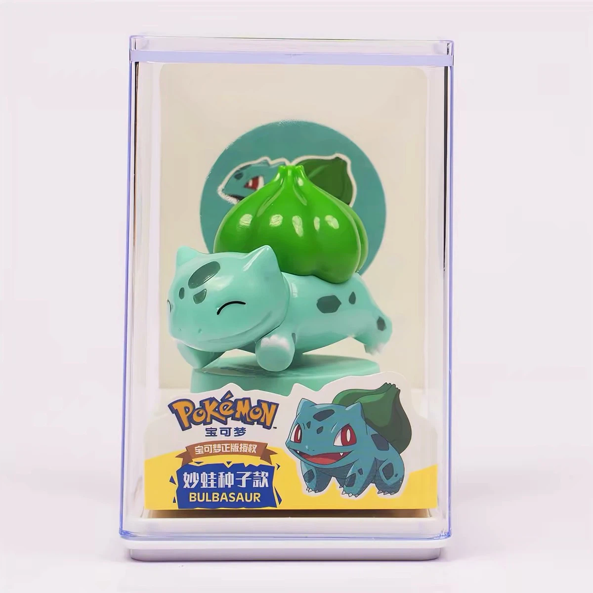 Pokemon Collectible Action Figure with Display Case, Cute Character Desktop Decor Toy, Gift for Collectors