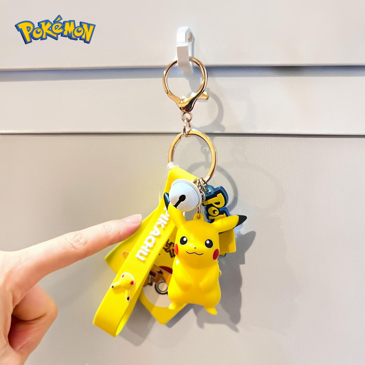 Pokemon 3D Figural Keychain With Printed Strap | Pikachu
