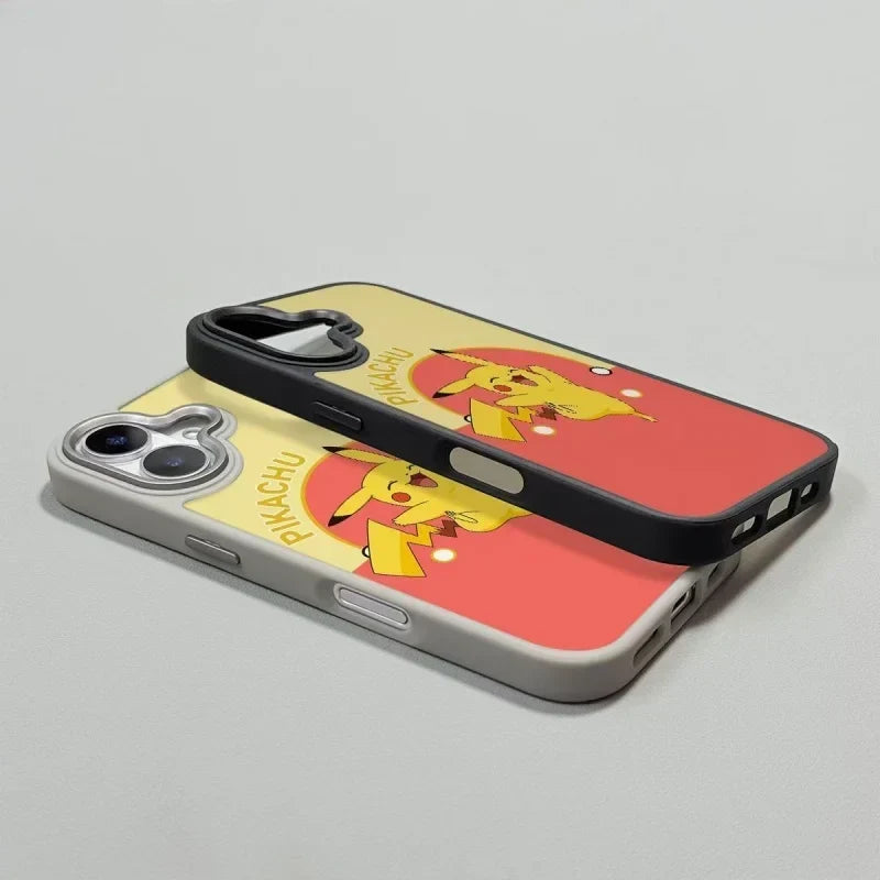 Luxury Pokemons Cute Picachu Phone Case For iPhone