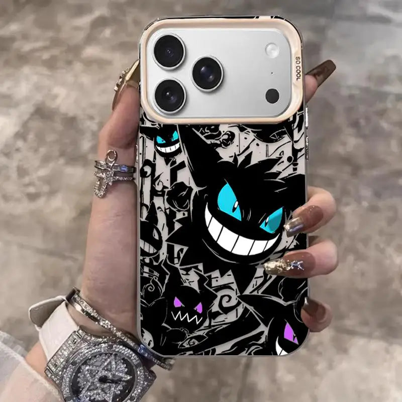 Cute Gengar Haunter Gastly Phone Case  For iPhone