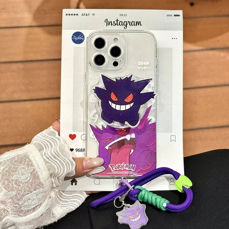 Cute Gengar Mega Phone Case For iPhone