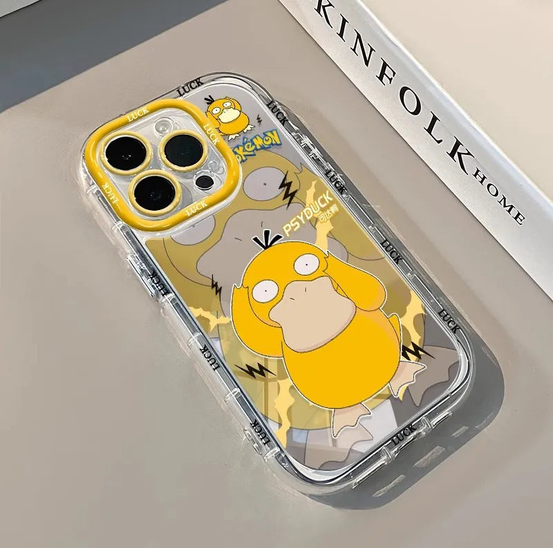Cute Pokemons Sylveon Pikachu Mirror Phone Case For iPhone