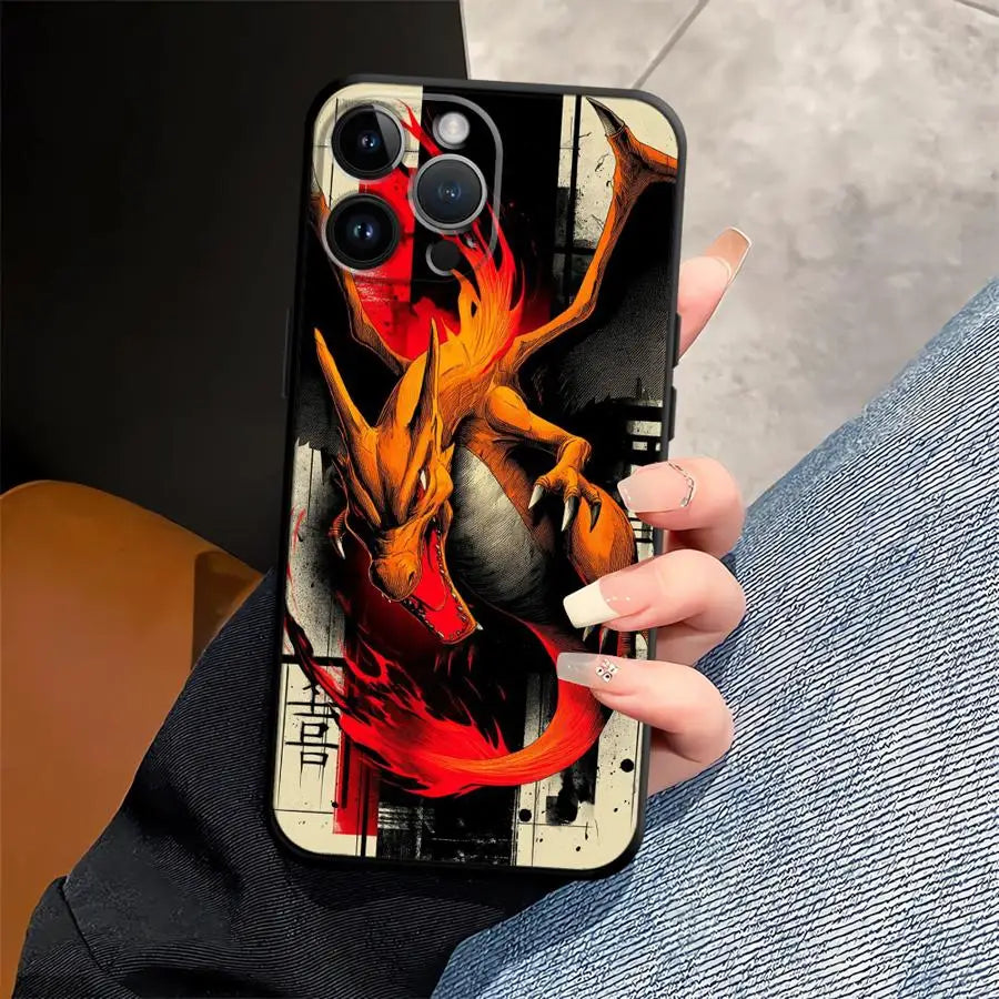 Hot Anime Pokemon Funda Phone Cover Phone Case For Apple iPhone