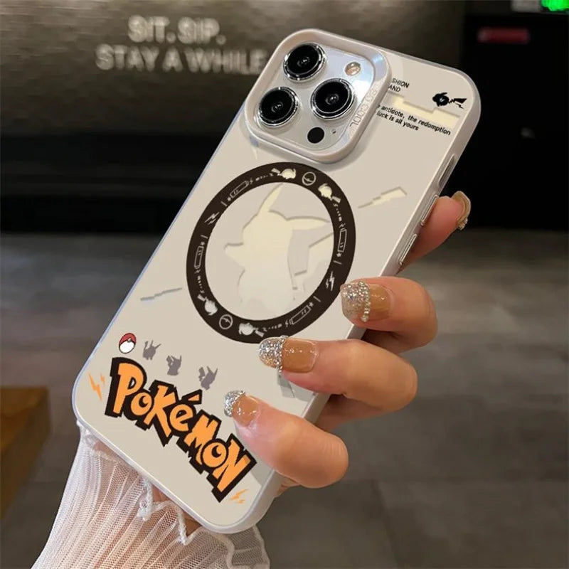 Cute Pikachu Run Phone Case For iPhone