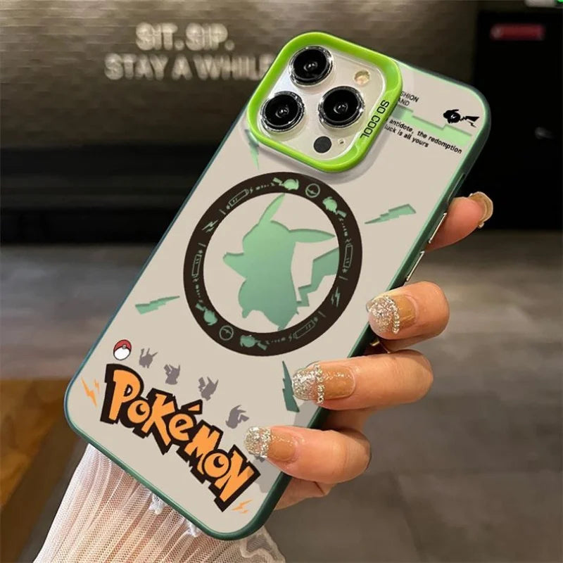 Cute Pikachu Run Phone Case For iPhone