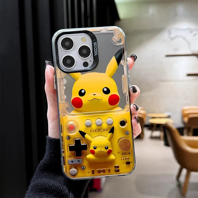 Anime Pikachu Pokemon Gengar Hard Phone Case For iPhone